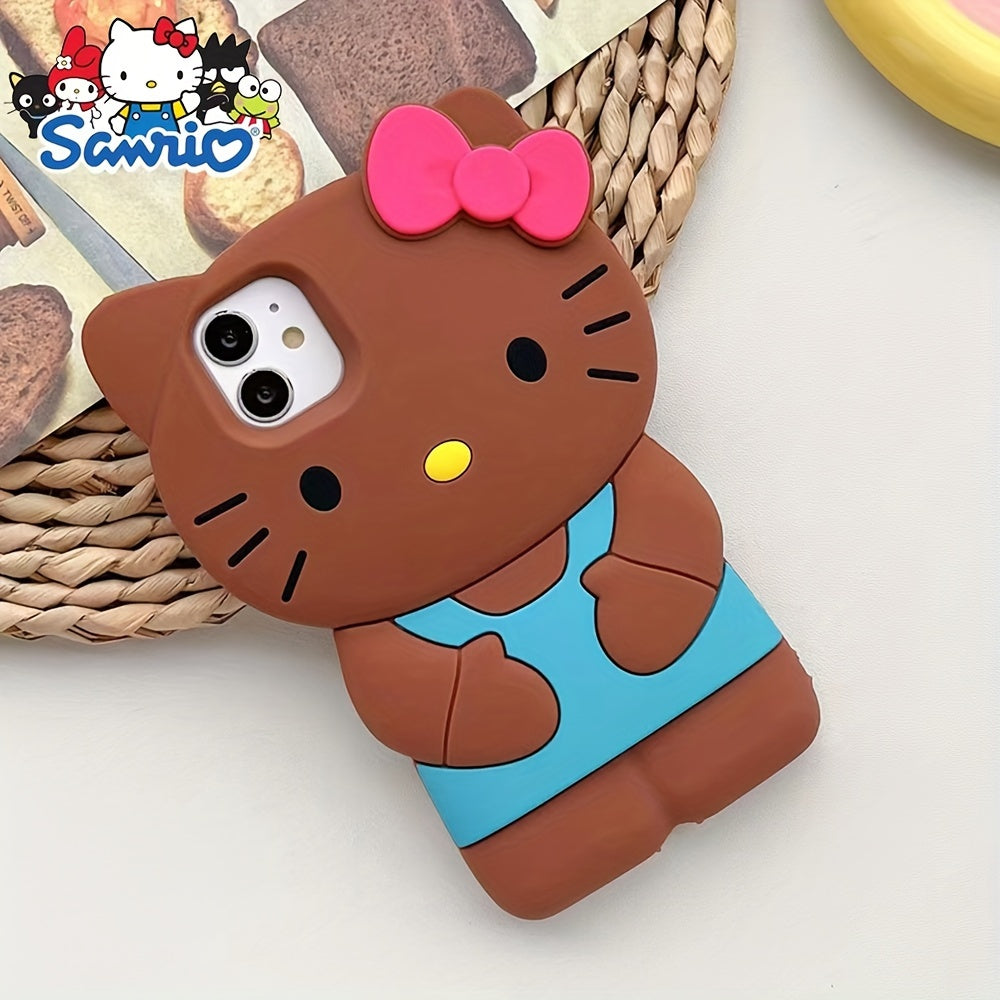 (Authorized) Sanrio Hello Kitty 3D Mobile Phone Case, Mobile Phone Protective Case, Decorative Case, Cute And Beautiful Decoration, Gift, Christmas And Halloween Gift