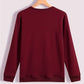 Cozy Letter Print Crew Neck Pullover Sweatshirt - Soft, Warm, and Comfortable Long Sleeve Casual Wear for Fall and Winter - Women's Fashion Clothing for Everyday Style