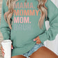 Cozy Letter Print Crew Neck Pullover Sweatshirt - Soft, Warm, and Comfortable Long Sleeve Casual Wear for Fall and Winter - Women's Fashion Clothing for Everyday Style