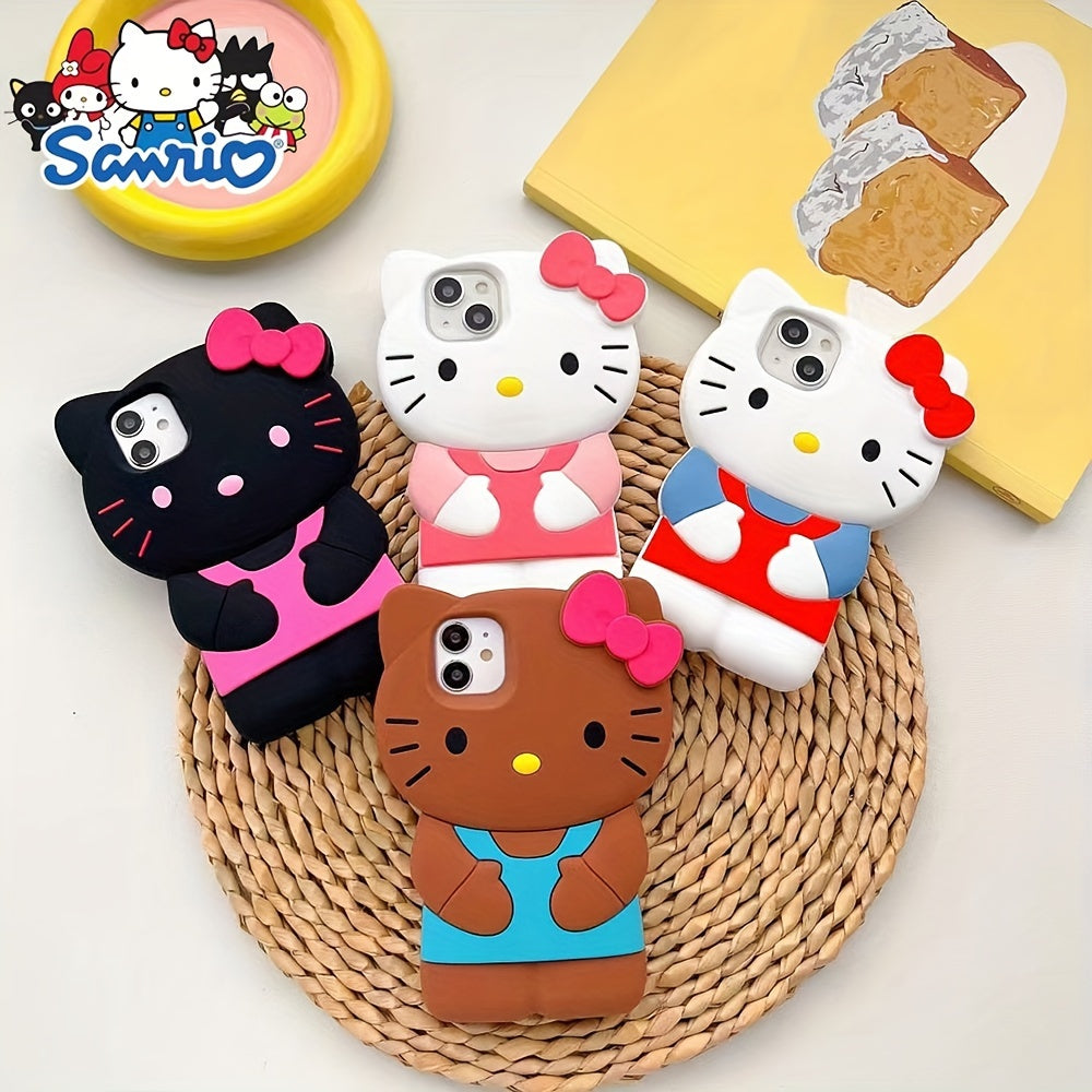 (Authorized) Sanrio Hello Kitty 3D Mobile Phone Case, Mobile Phone Protective Case, Decorative Case, Cute And Beautiful Decoration, Gift, Christmas And Halloween Gift