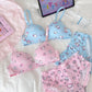 Sanrio Hello Kitty Women Underwear Sexy Bra Panty Set Cartoon No Wire Push Up Underwear Female's Breathable Gathered Bra Gifts