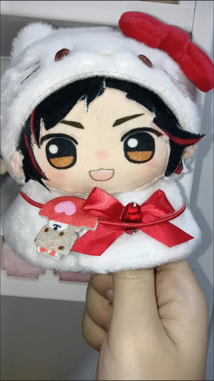 Labubu Cape Skirt Suit Sitting Party Sanrio Hello Kitty Clothes The Monsters Vinyl Labubu Outfit Clothing Hat Accessory Gift Toy