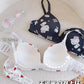 Sanrio Hello Kitty Women Underwear Sexy Bra Panty Set Cartoon No Wire Push Up Underwear Female's Breathable Gathered Bra Gifts