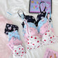 Sanrio Hello Kitty Women Underwear Sexy Bra Panty Set Cartoon No Wire Push Up Underwear Female's Breathable Gathered Bra Gifts