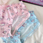 Sanrio Hello Kitty Women Underwear Sexy Bra Panty Set Cartoon No Wire Push Up Underwear Female's Breathable Gathered Bra Gifts