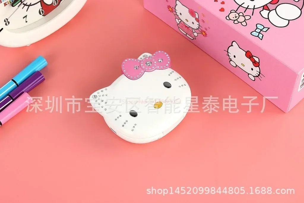2024 New Sanrio Kawaii Hello Kitty Mini Phone Cartoon Kids Taiml Cute Phone Festival Birthday Fashion Girls Toys Children Gift
