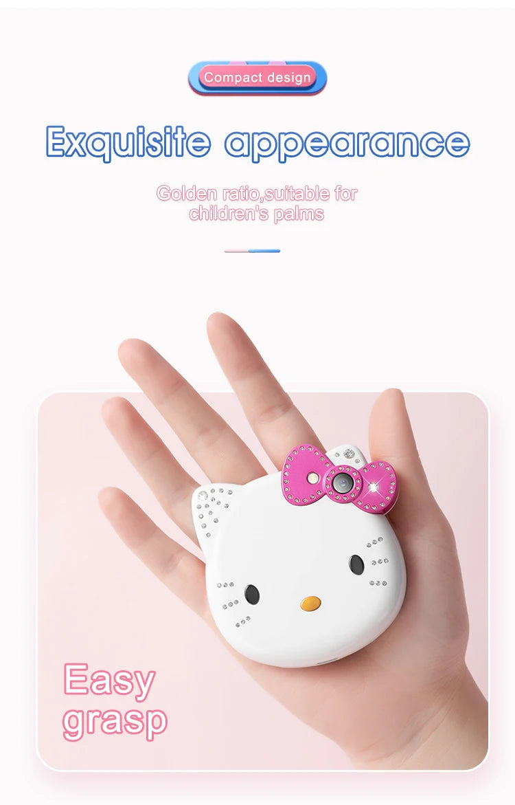 2024 New Sanrio Kawaii Hello Kitty Mini Phone Cartoon Kids Taiml Cute Phone Festival Birthday Fashion Girls Toys Children Gift