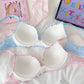 Sanrio Hello Kitty Women Underwear Sexy Bra Panty Set Cartoon No Wire Push Up Underwear Female's Breathable Gathered Bra Gifts