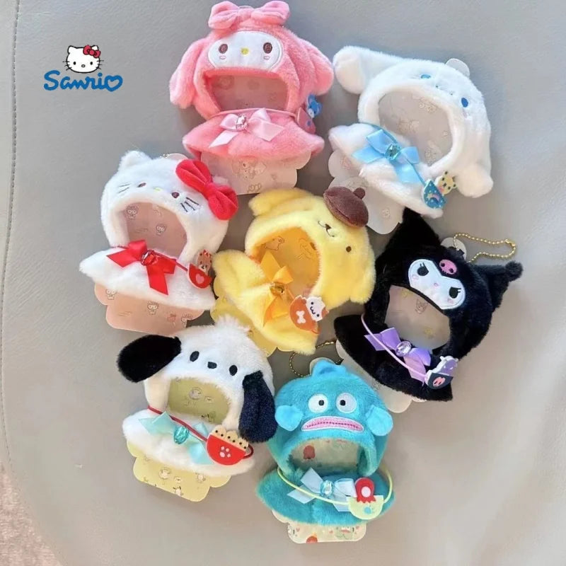 Labubu Cape Skirt Suit Sitting Party Sanrio Hello Kitty Clothes The Monsters Vinyl Labubu Outfit Clothing Hat Accessory Gift Toy