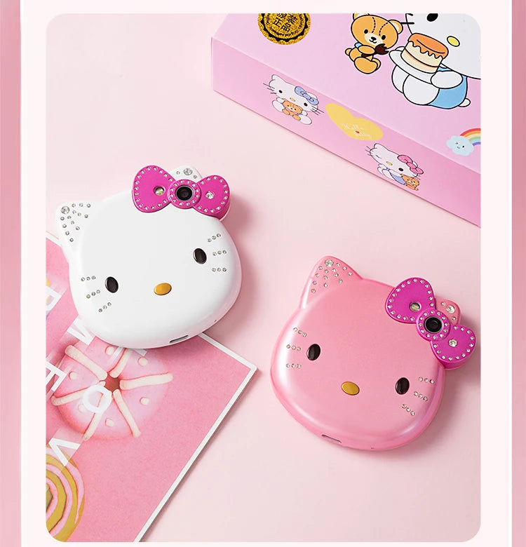 2024 New Sanrio Kawaii Hello Kitty Mini Phone Cartoon Kids Taiml Cute Phone Festival Birthday Fashion Girls Toys Children Gift