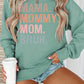 Cozy Letter Print Crew Neck Pullover Sweatshirt - Soft, Warm, and Comfortable Long Sleeve Casual Wear for Fall and Winter - Women's Fashion Clothing for Everyday Style